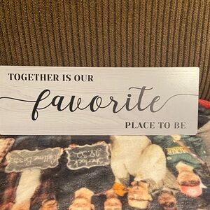 Decorative Sign with Inspirational Quote